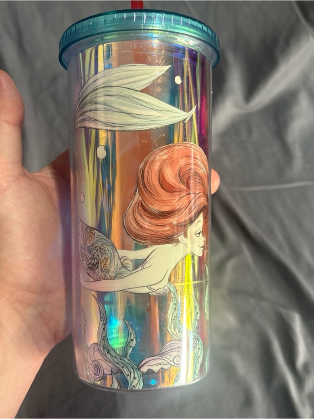 Disney The Little Mermaid Ariel Live Action 2023 Tumbler with Straw 19 Oz